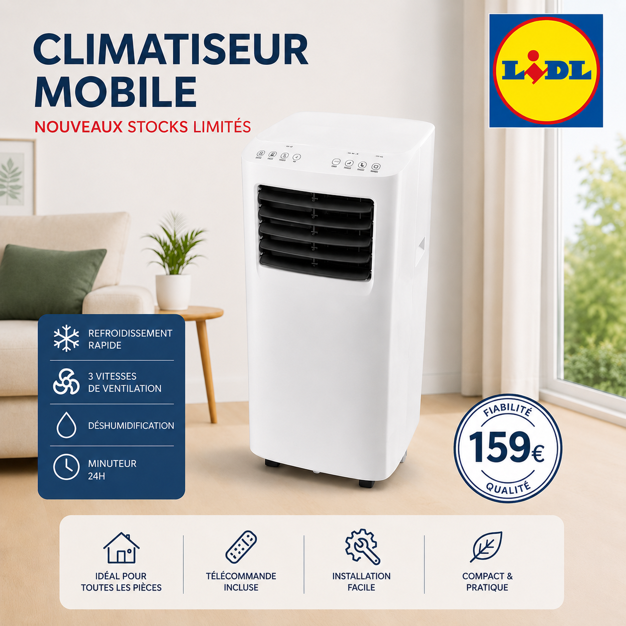Climatiseur Lidl SMK 7000 B2